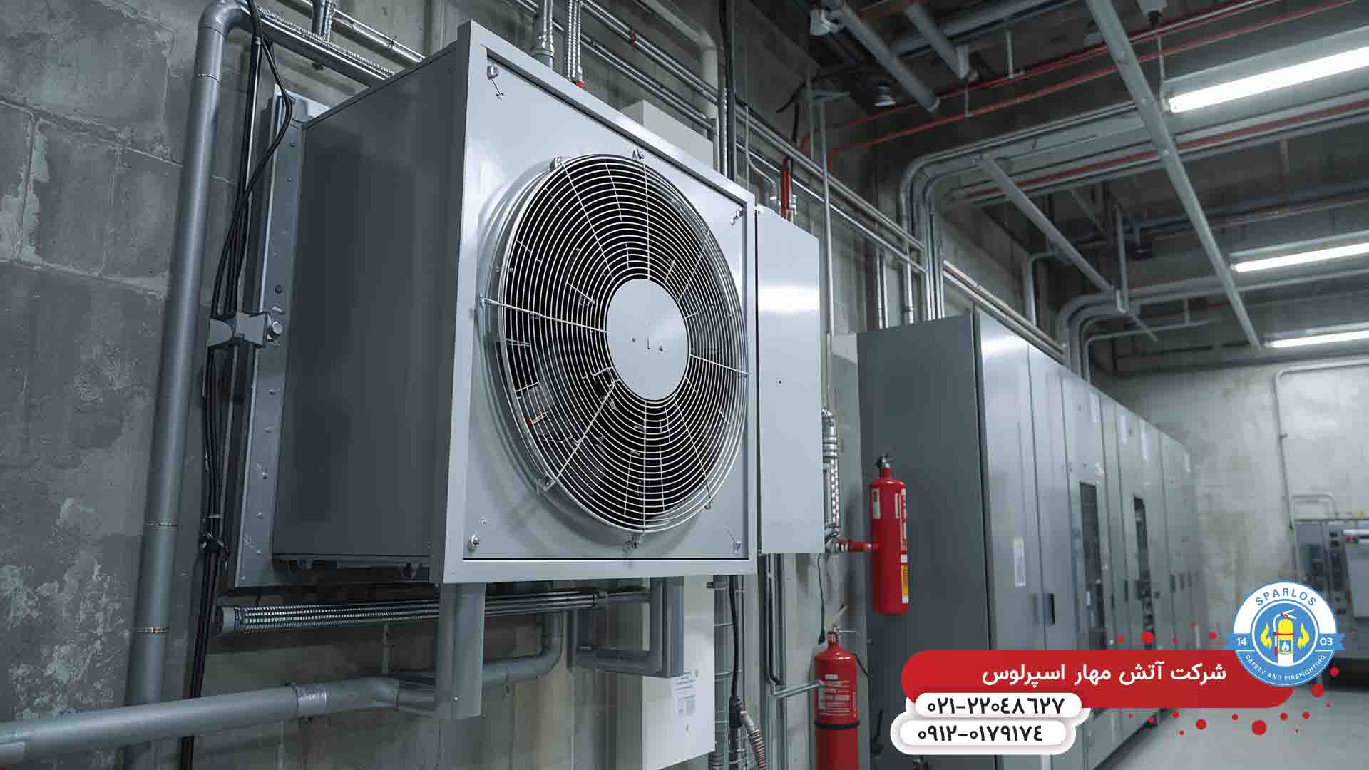 سیلندر های گاز نووک در اتاق سرور جهت اطفای حریق