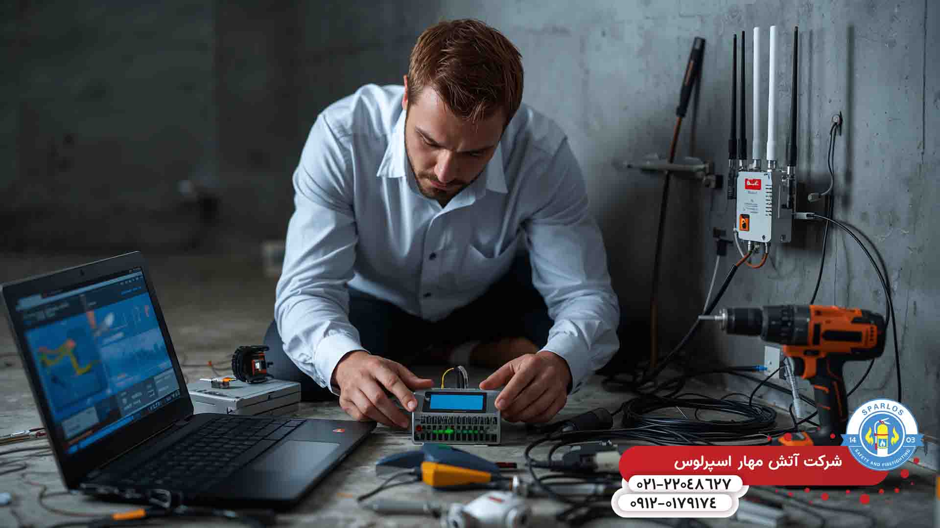 نگهداری و تست دوره‌ای سیستم اعلام حریق بی‌سیم