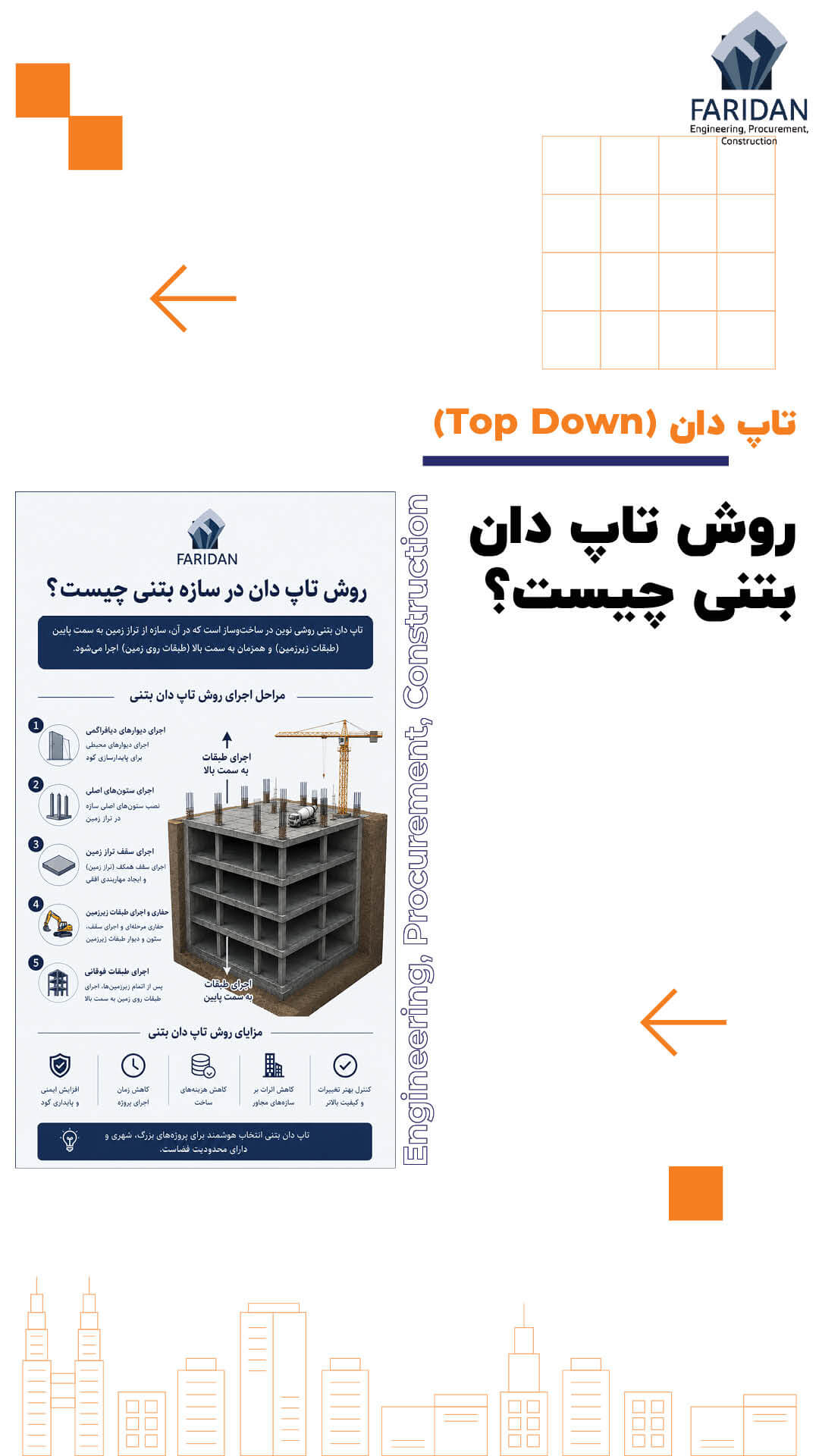 روش-تاپ-دان-در-سازه-بتنی-چیست
