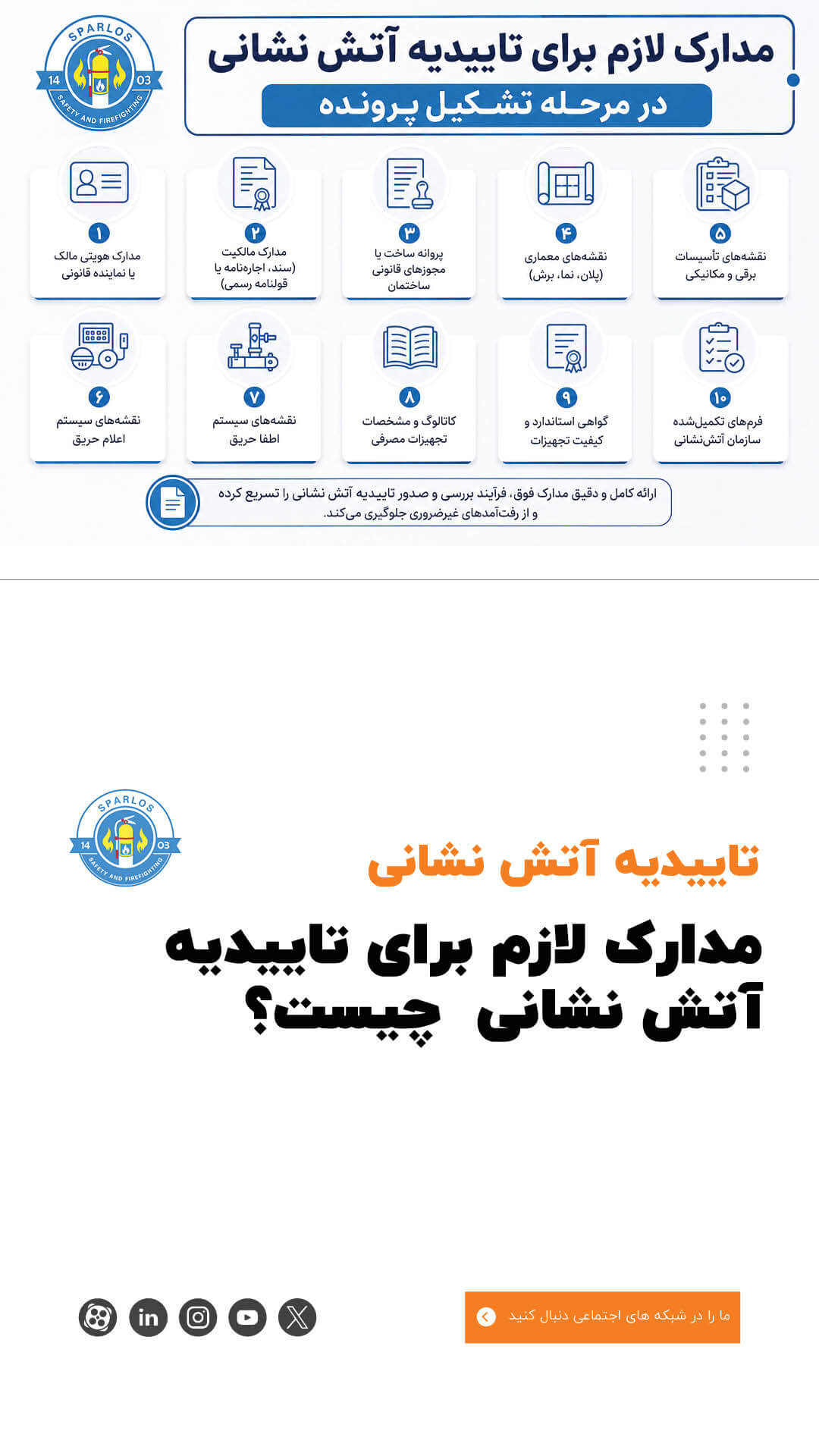 مدارک-لازم-برای-تاییدیه-آتش-نشانی-چیست؟