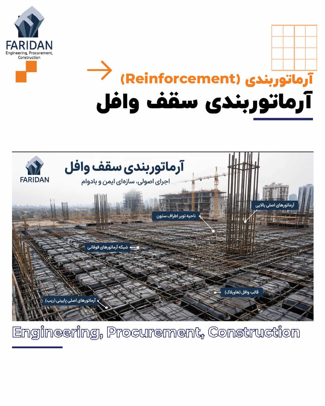 آرماتوربندی-سقف-وافل