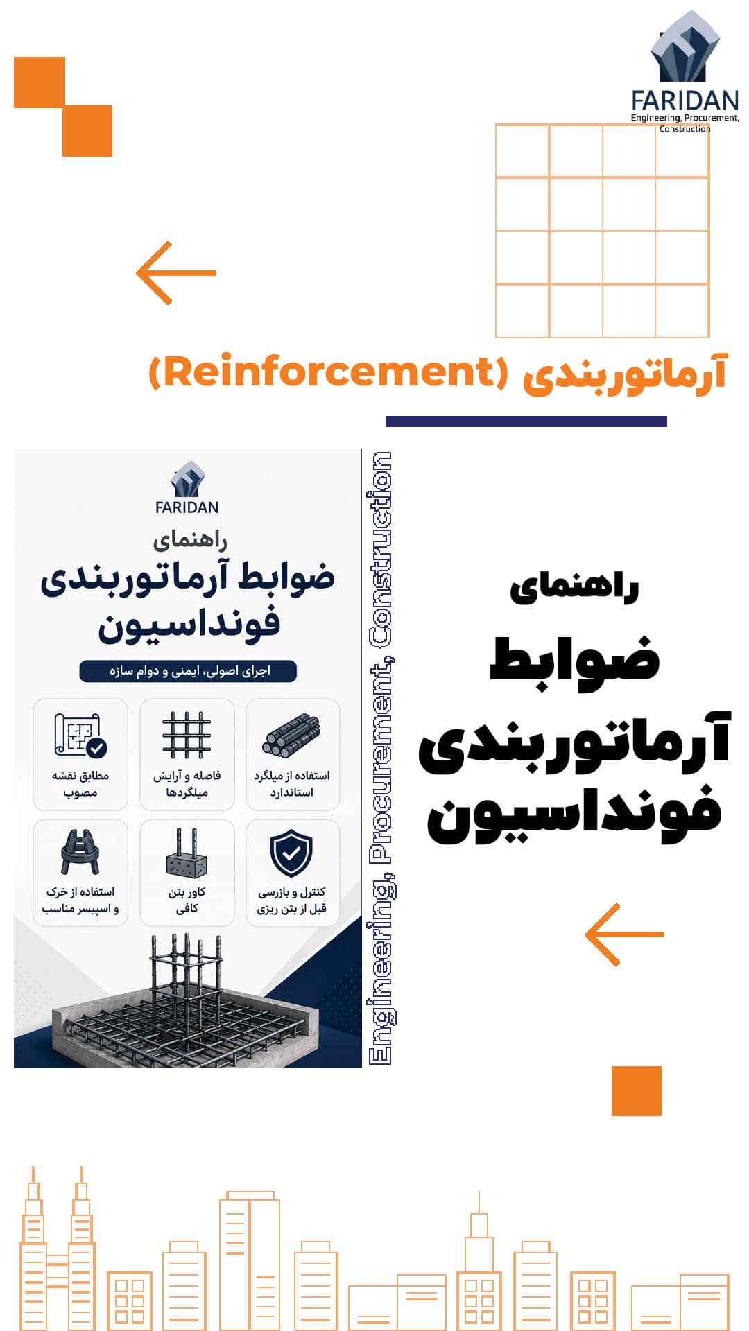 راهنمای-ضوابط-آرماتوربندی-فونداسیون