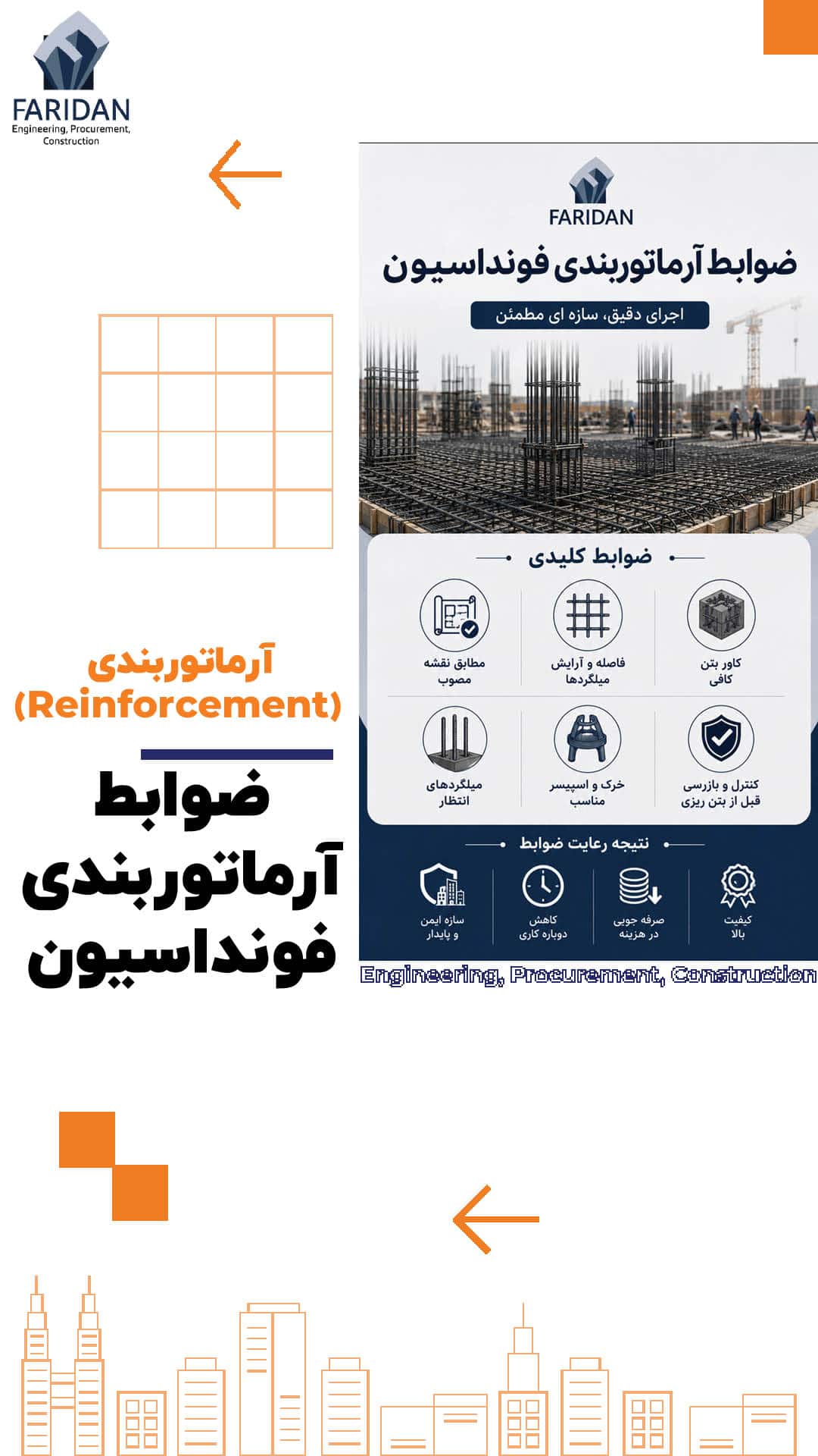 ضوابط-آرماتوربندی-فونداسیون-